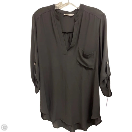Top Long Sleeve By Lush In Black, Size: M