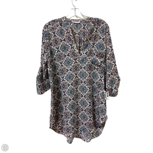 Top Long Sleeve By Lush In Multi-colored, Size: M