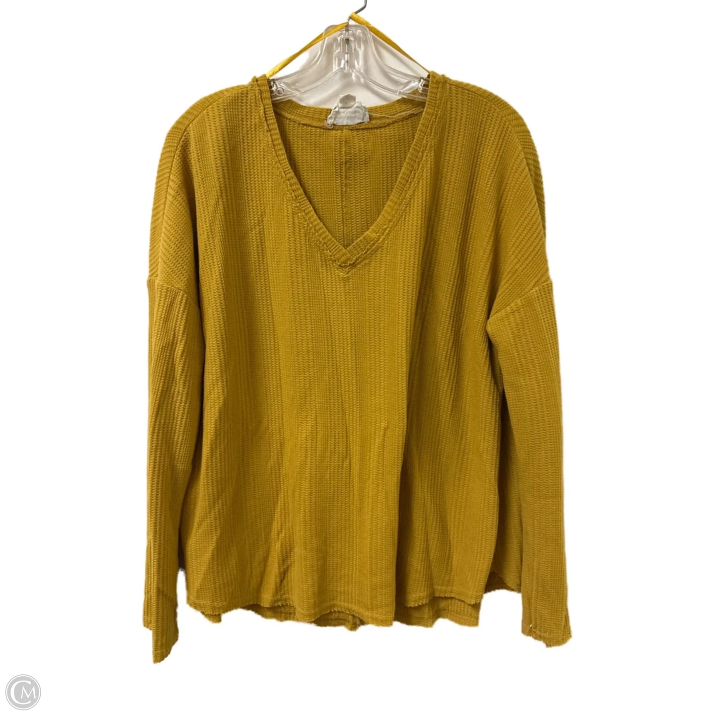 Top Long Sleeve By Loveriche In Yellow, Size: L