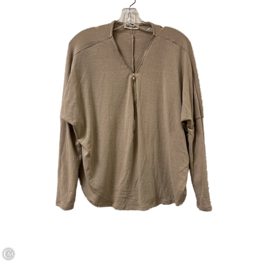 Top Long Sleeve By Clothes Mentor In Cream, Size: L