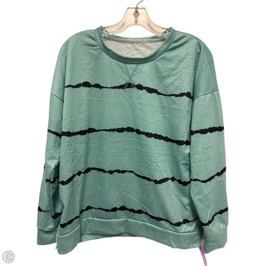 Top Long Sleeve By Clothes Mentor In Green, Size: L