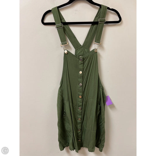 Top Sleeveless By Harper In Green, Size: L