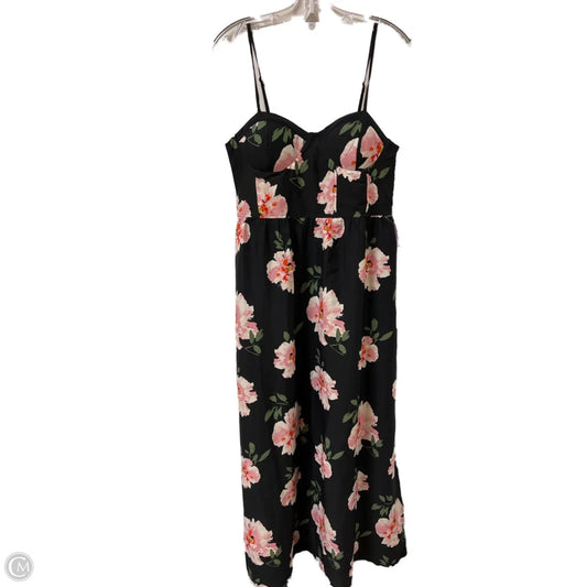 Dress Casual Maxi By Band Of Gypsies In Floral Print, Size: 12