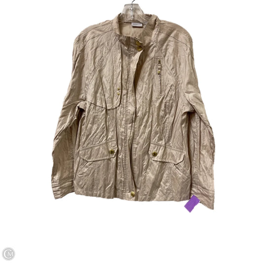 Jacket Other By Chicos In Cream, Size: Xl