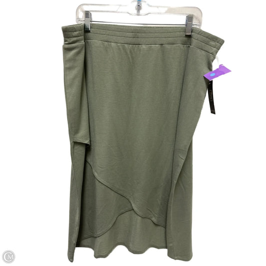 Skirt Midi By Clothes Mentor In Green, Size: 20