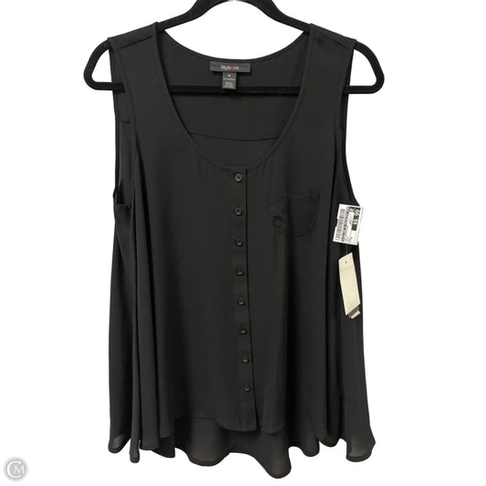 Top Sleeveless By Style And Co Collection Women In Black, Size: M