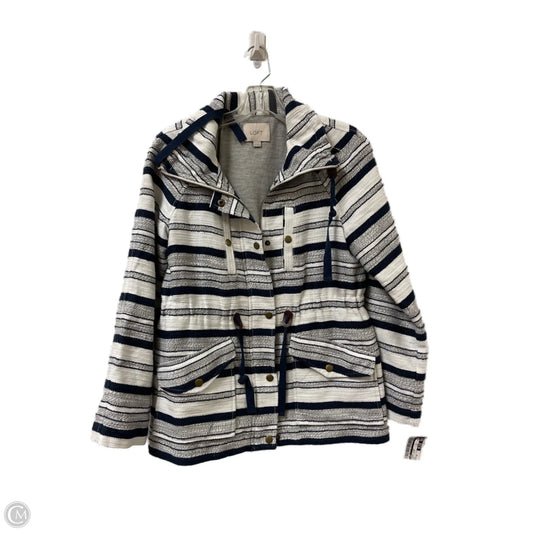 Jacket Other By Loft In Blue & White, Size: Xs