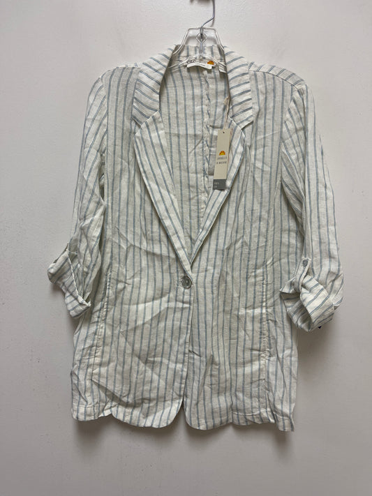 Striped Pattern Blouse Long Sleeve C And C, Size S