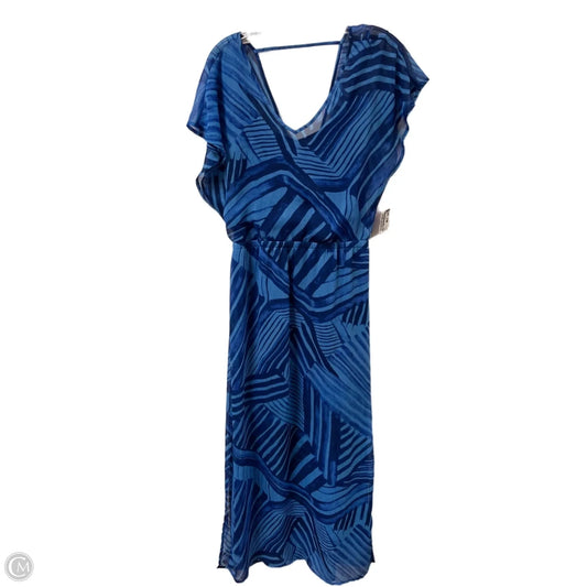 Dress Casual Maxi By Express In Blue, Size: M