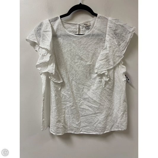 Top Sleeveless By A New Day In White, Size: Xl