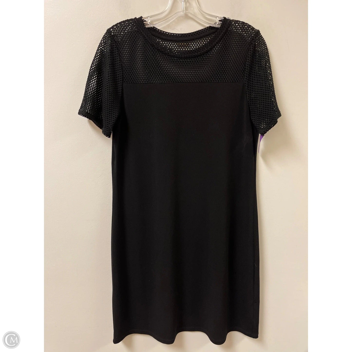Dress Casual Midi By Michael By Michael Kors In Black, Size: M