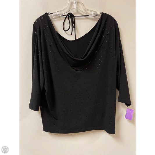 Top Long Sleeve By Clara Sun Woo In Black, Size: M