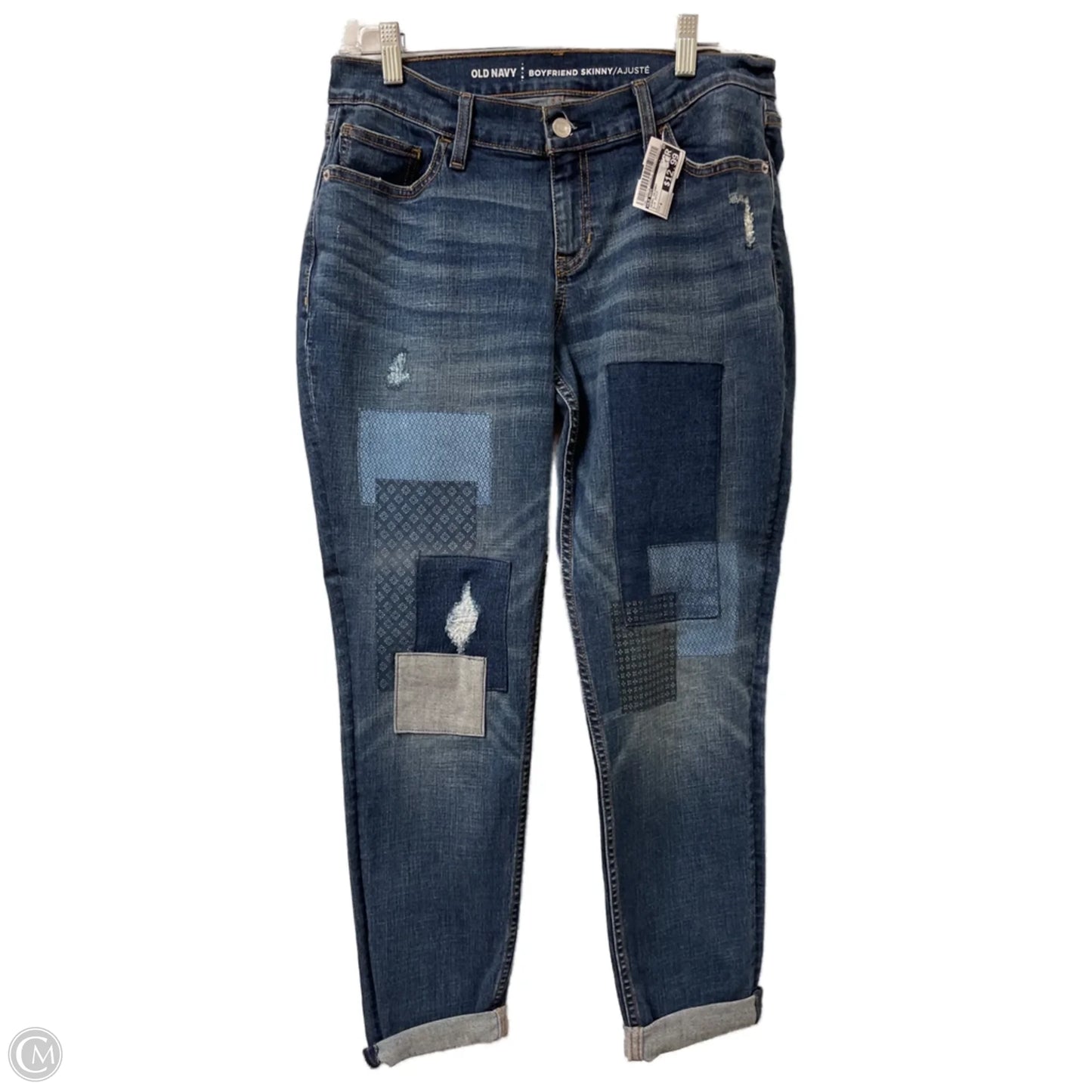 Jeans Skinny By Old Navy In Blue Denim, Size: 4