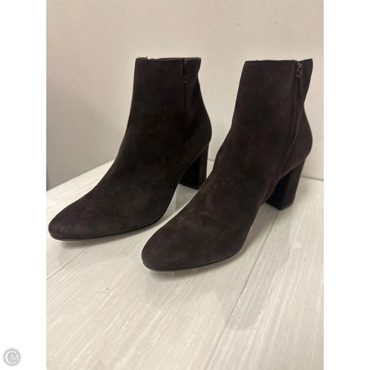 Boots Ankle Heels By Paul Green In Brown, Size: 5.5