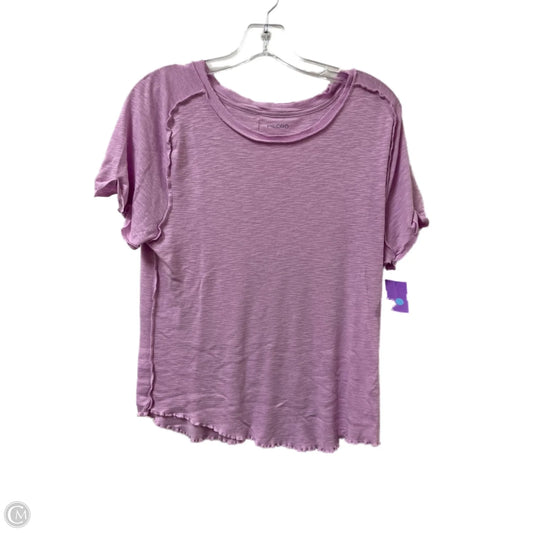 Top Short Sleeve By Pilcro In Purple, Size: L
