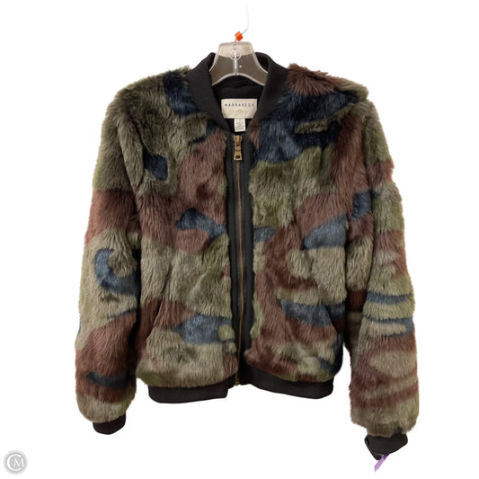 Jacket Faux Fur & Sherpa By Marrakech In Multi-colored, Size: S