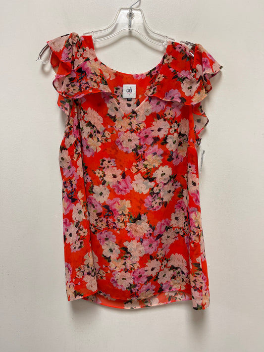 Floral Print Top Sleeveless Cabi, Size S