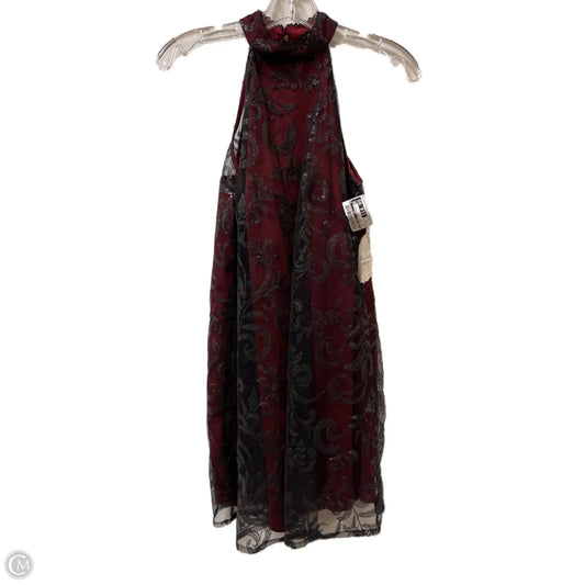 Dress Casual Midi By Altard State In Black & Red, Size: Xs