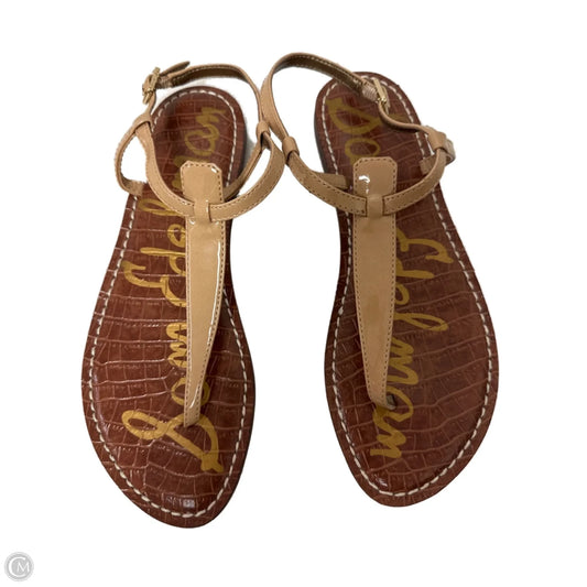 Sandals Flats By Sam Edelman In Tan, Size: 7