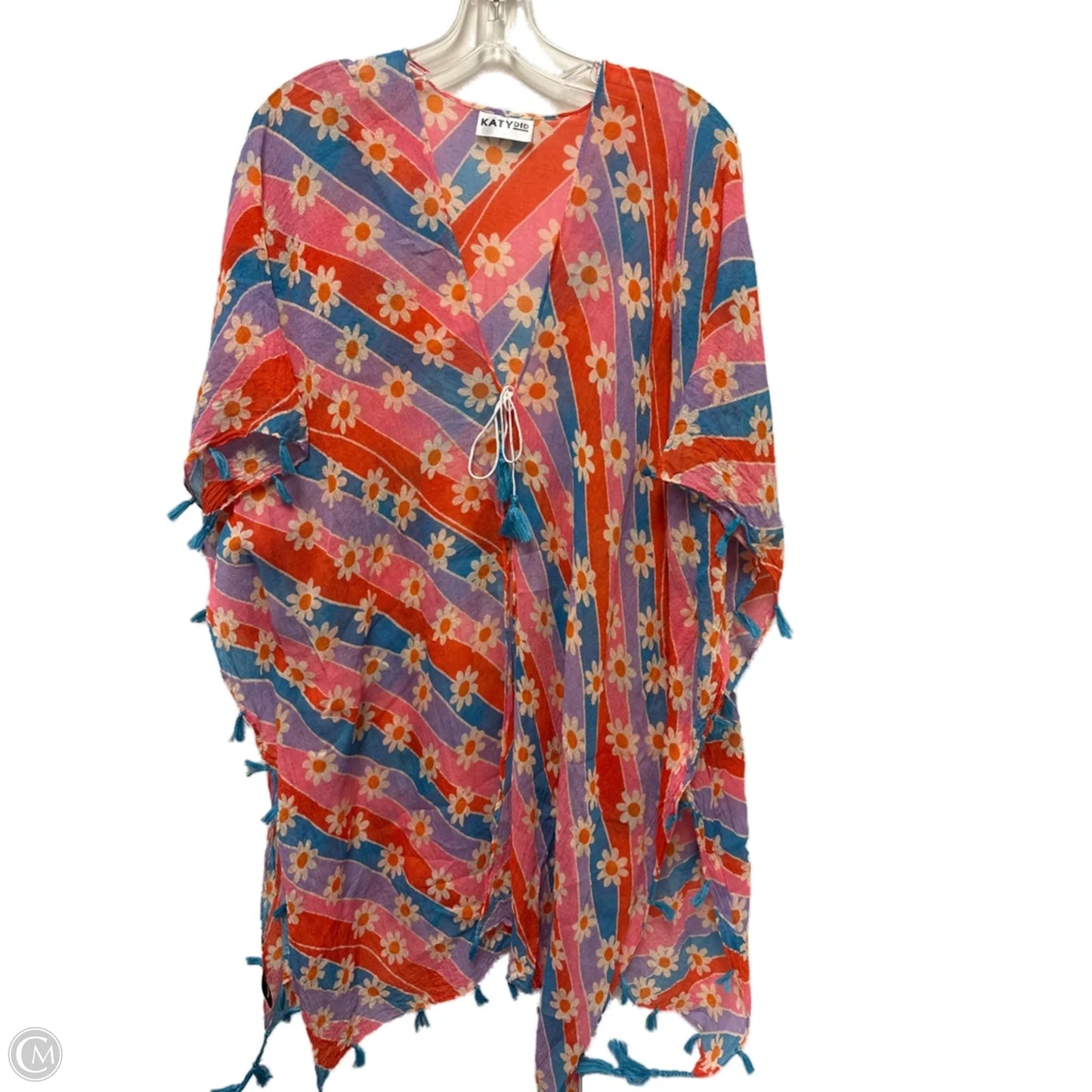 Swimwear Cover-up By Clothes Mentor In Multi-colored, Size: Osfm