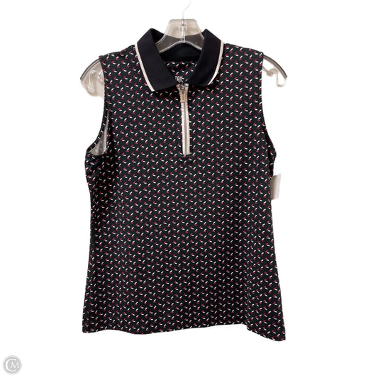 Athletic Top Short Sleeve By Tail In Multi-colored, Size: M