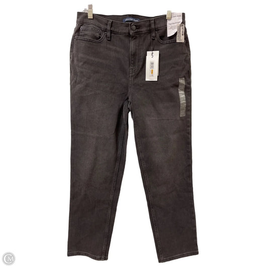 Jeans Straight By Calvin Klein In Grey, Size: 8