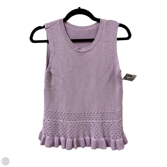 Top Sleeveless By Clothes Mentor In Purple, Size: L