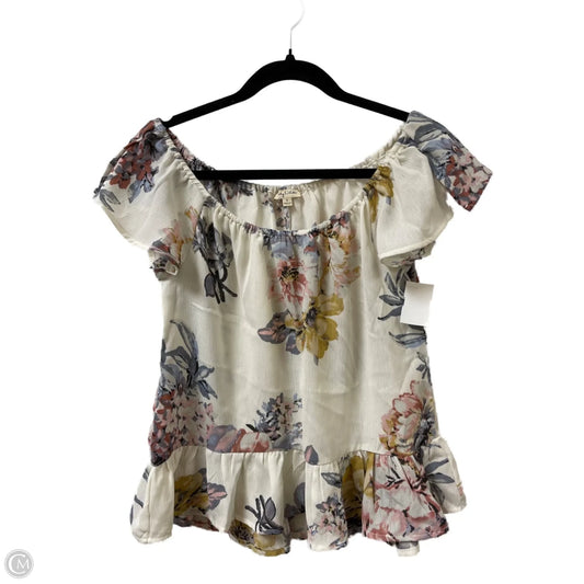 Top Sleeveless By Lily White In Multi-colored, Size: S