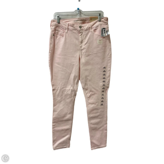 Jeans Skinny By Old Navy In Pink, Size: 12