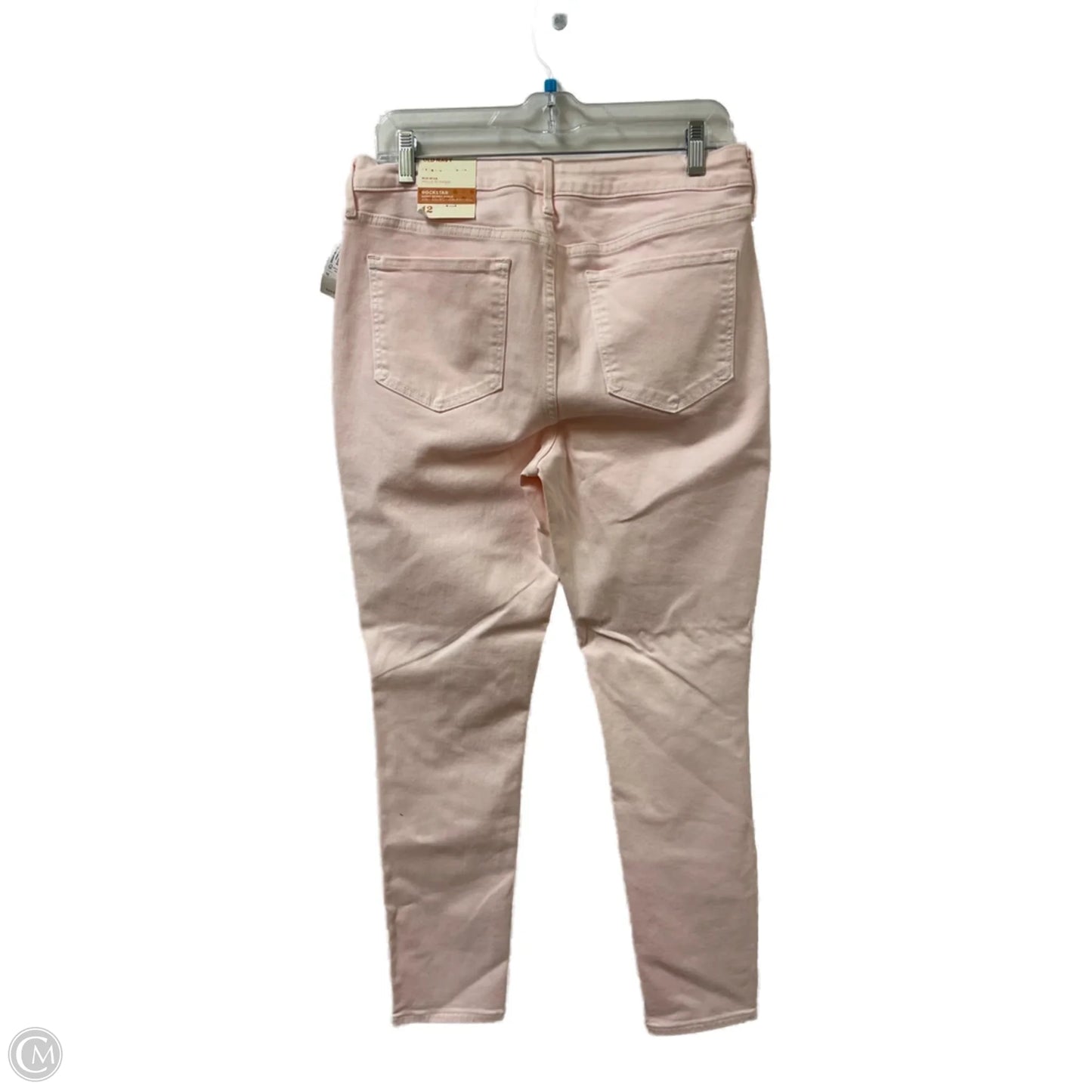 Jeans Skinny By Old Navy In Pink, Size: 12