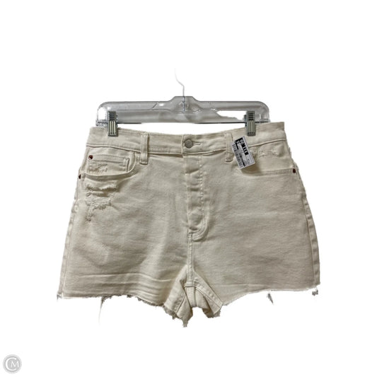 Shorts By Clothes Mentor In Cream, Size: 14