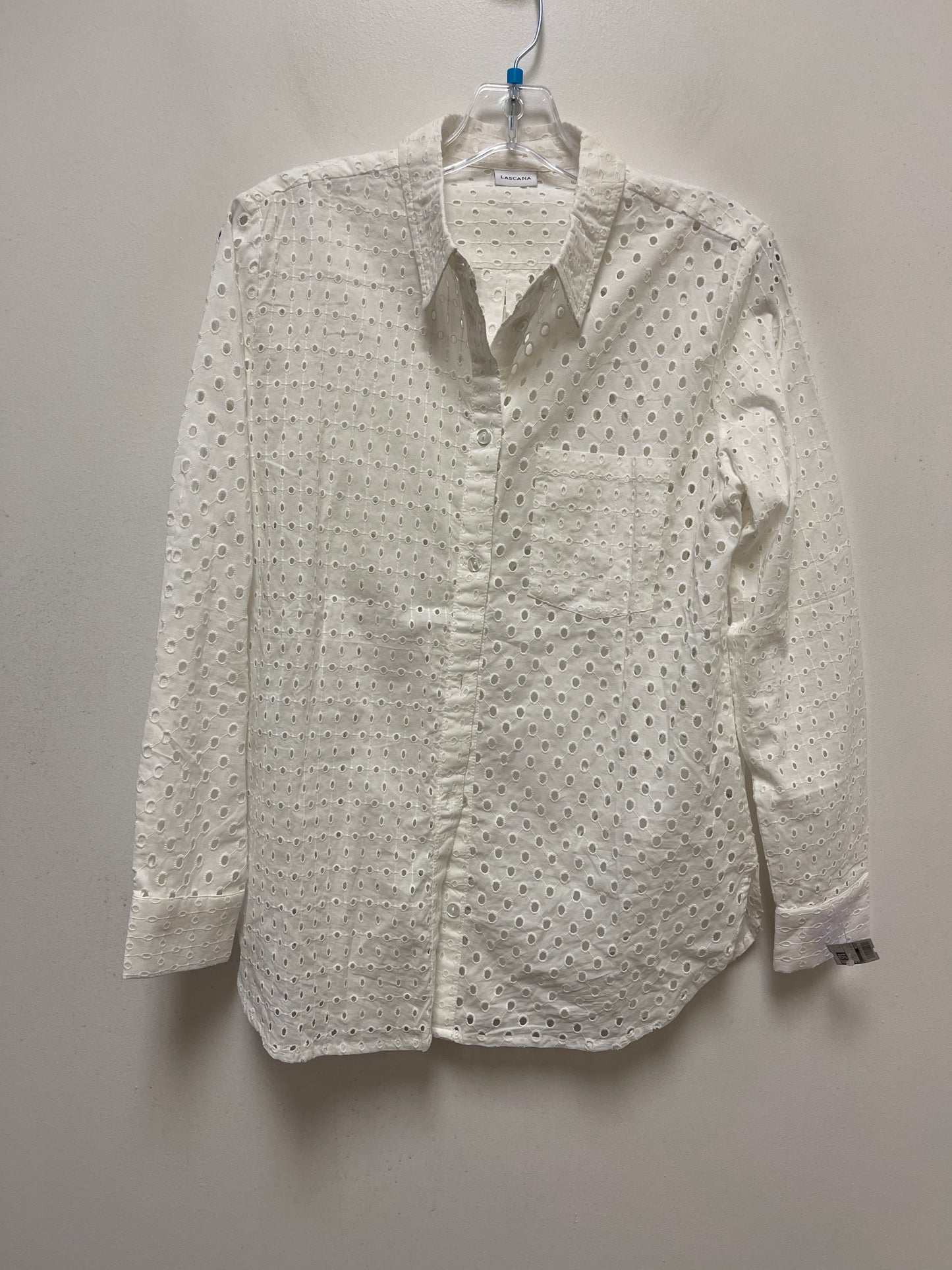 White Blouse Long Sleeve Lascana, Size S