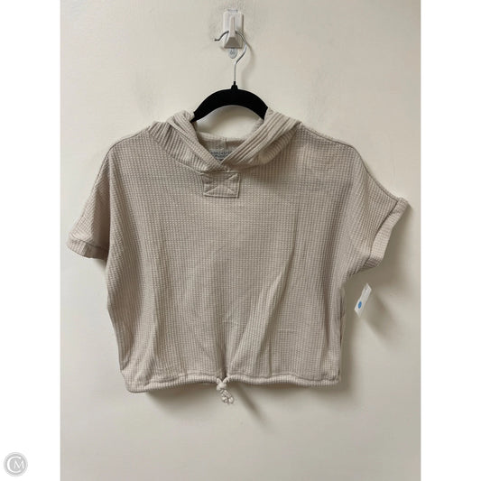 Sweater Short Sleeve By Paper Crane In Tan, Size: S