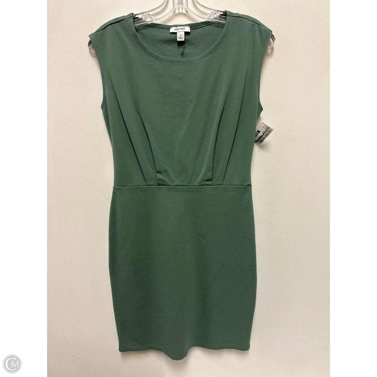Dress Casual Midi By Nine West In Green, Size: S
