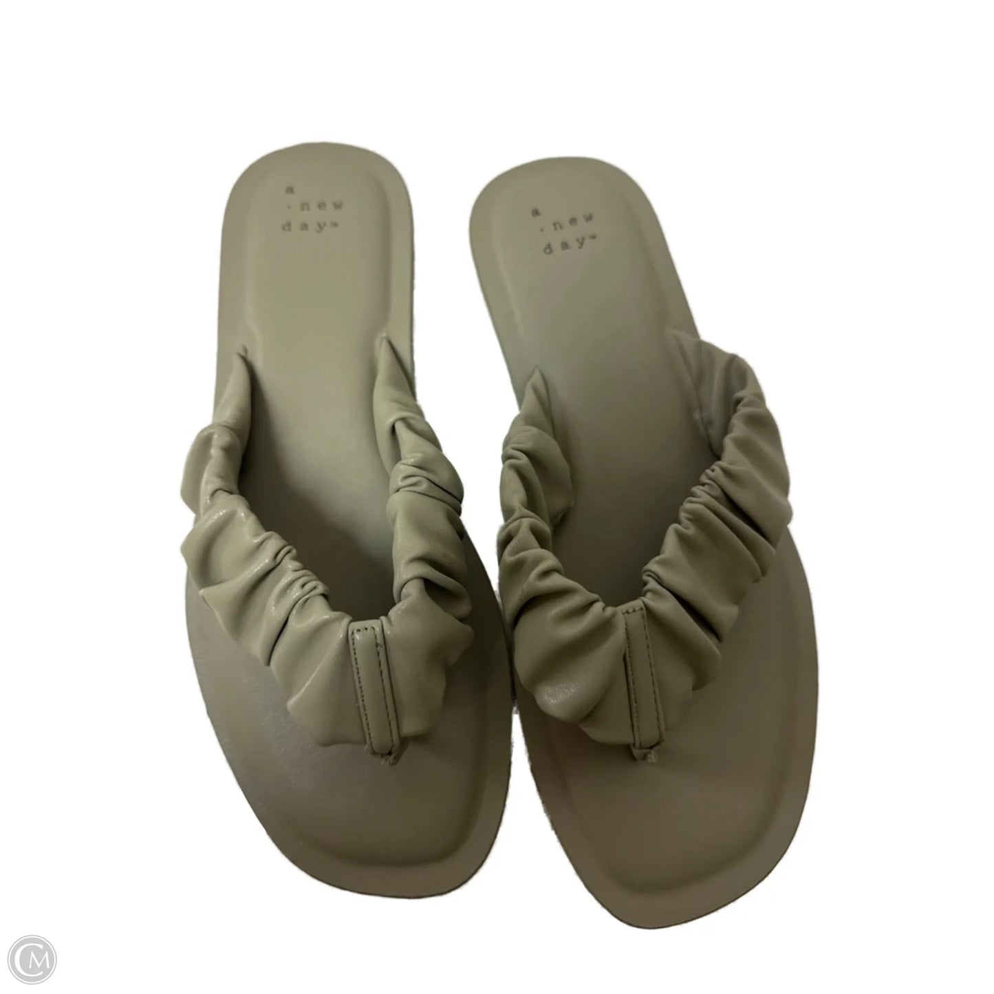 Sandals Flats By A New Day In Green, Size: 8.5