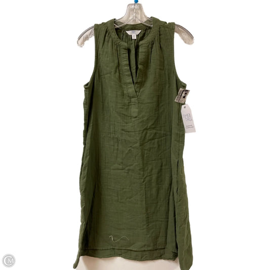 Dress Casual Midi By Time And Tru In Green, Size: Xs