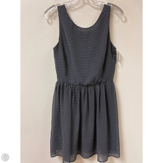 Dress Casual Midi By Ann Taylor In Navy, Size: M