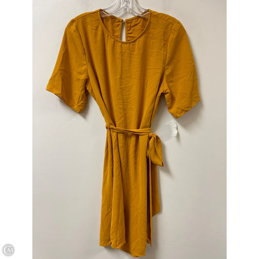 Dress Casual Midi By Clothes Mentor In Yellow, Size: S