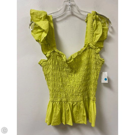 Top Sleeveless By Meraki In Green, Size: Xl