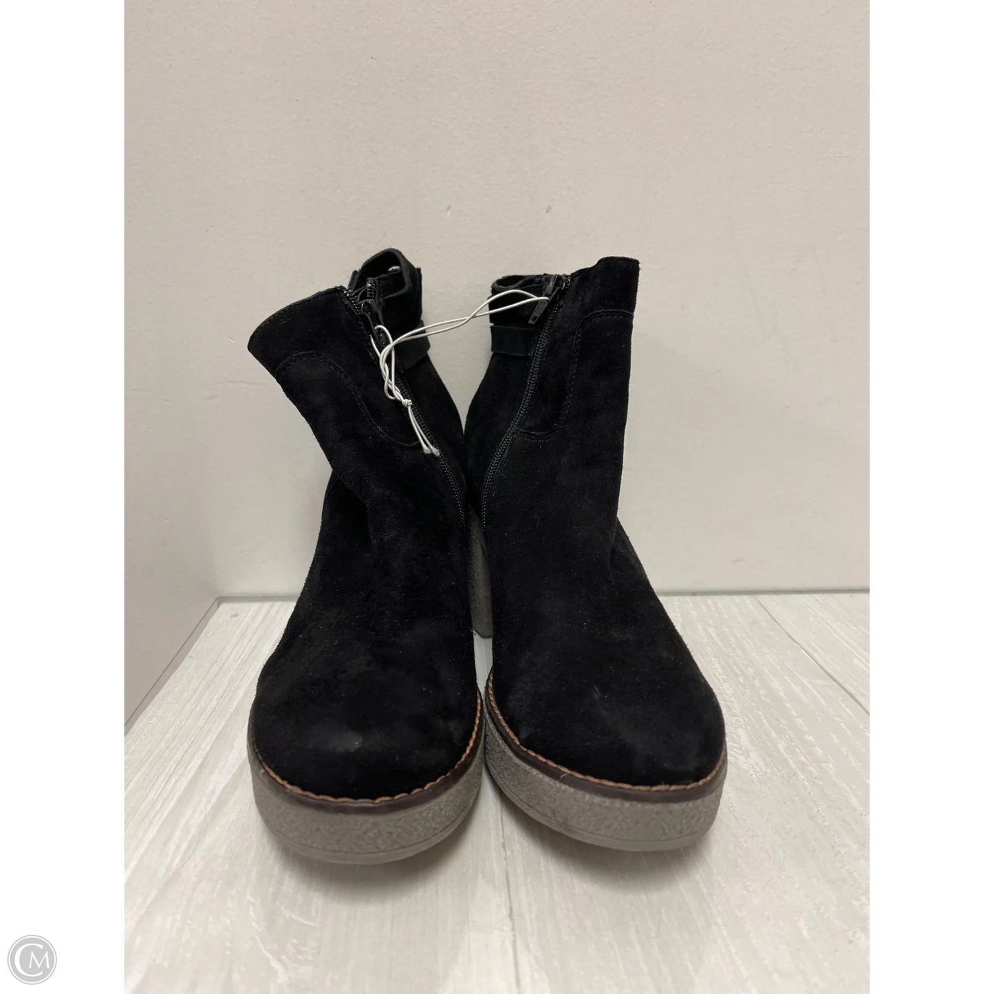 Boots Ankle Heels By Cmc In Black, Size: 8.5