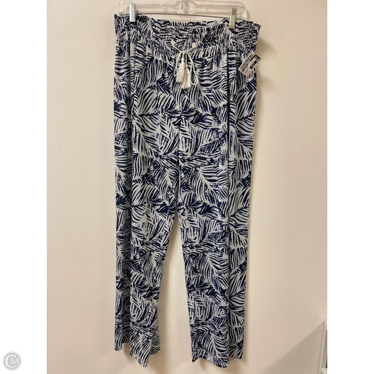 Pants Other By Clothes Mentor In Blue & White, Size: 16