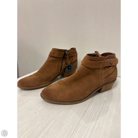 Boots Ankle Heels By Dolce Vita In Brown, Size: 8