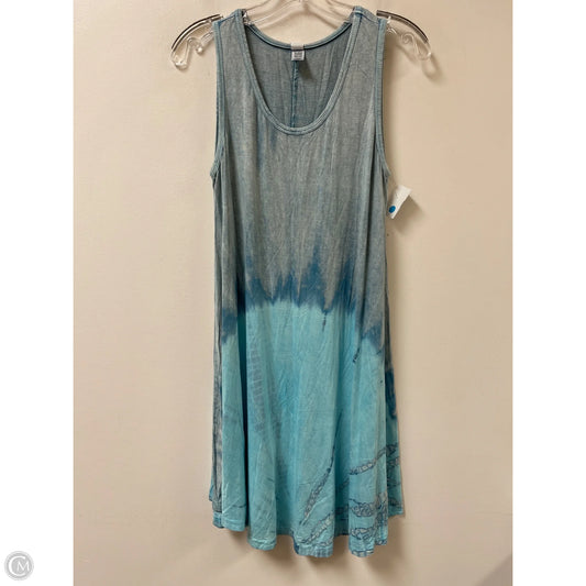 Dress Casual Midi By Clothes Mentor In Blue, Size: M