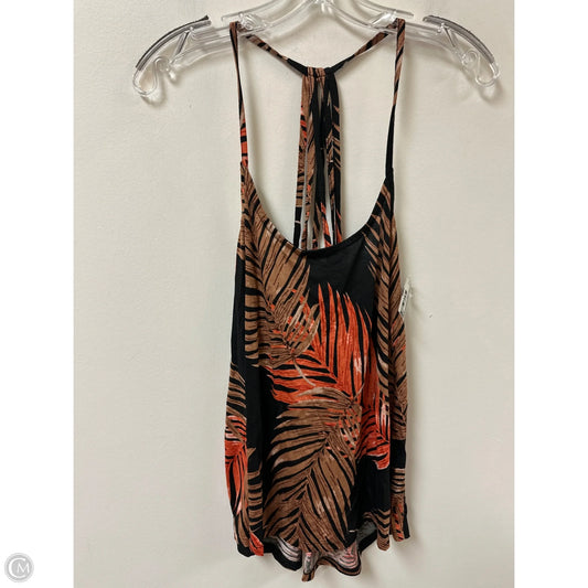 Top Sleeveless By Lascana In Brown & Orange, Size: S