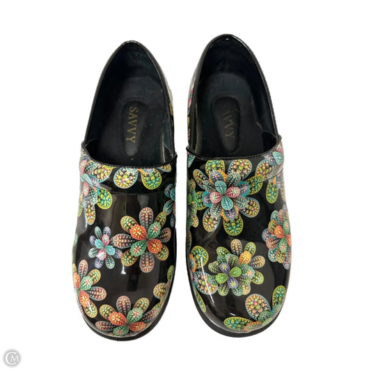 Shoes Heels Block By Clothes Mentor In Multi-colored, Size: 9