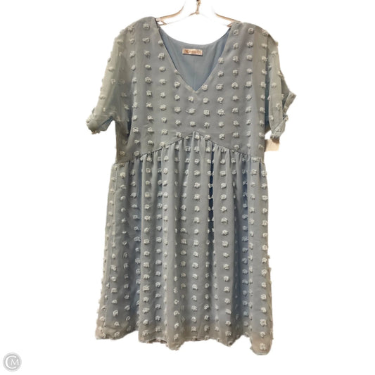 Dress Casual Midi By Clothes Mentor In Blue, Size: Xs