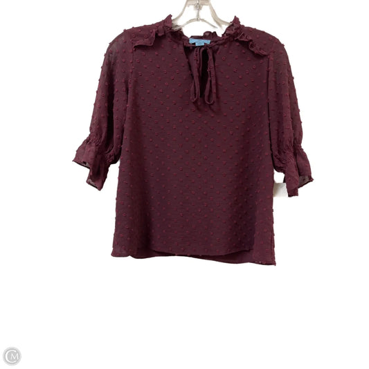 Top Long Sleeve By Cece In Purple, Size: Xs