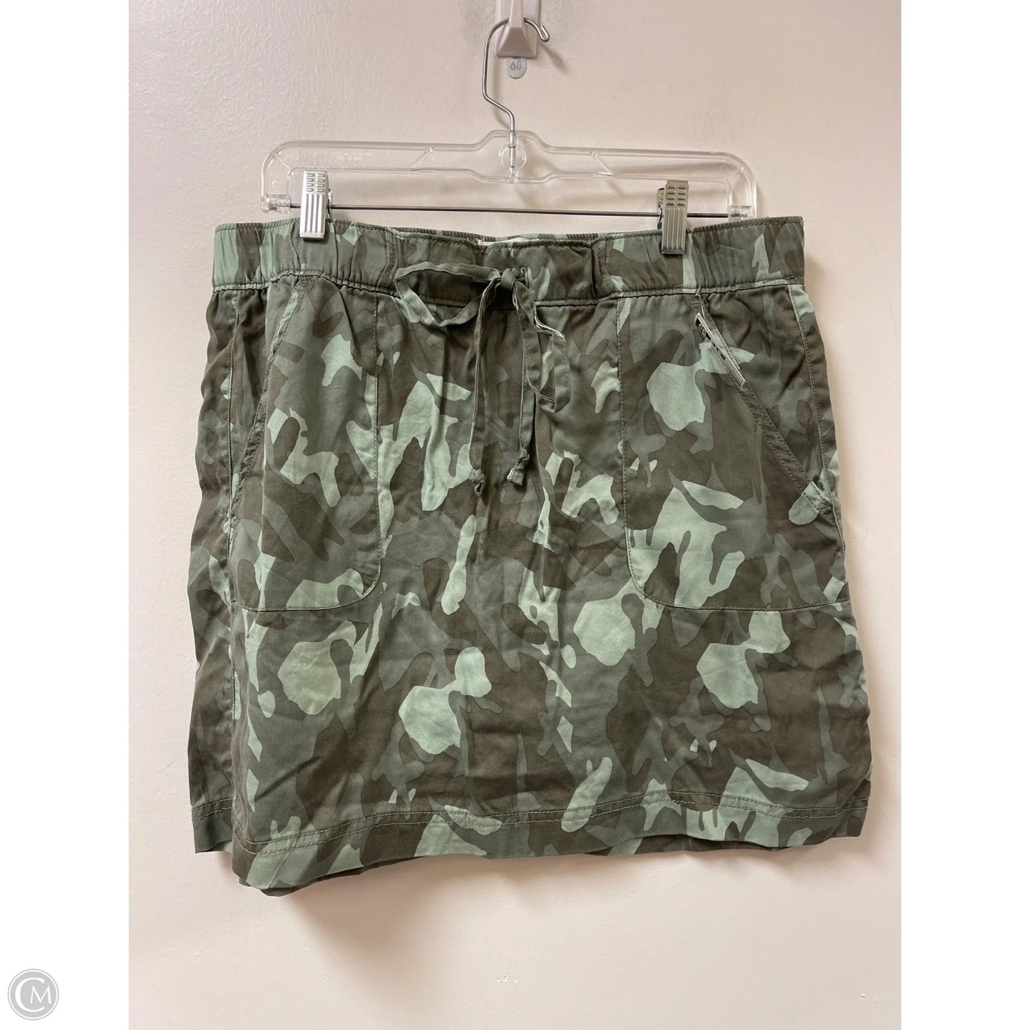 Skirt Midi By C And C In Camouflage Print, Size: 14