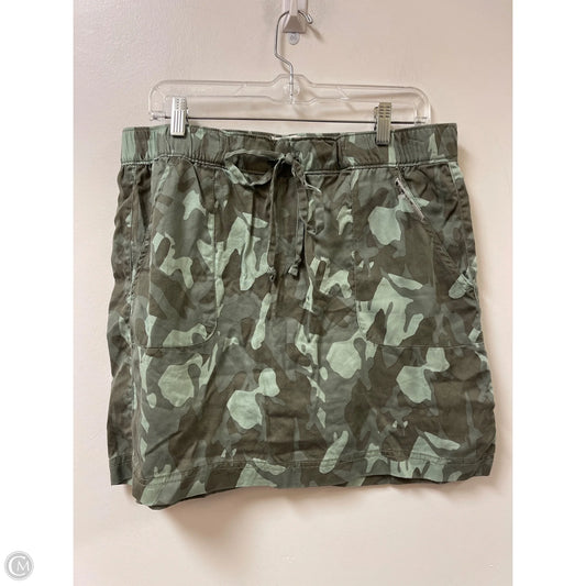 Skirt Midi By C And C In Camouflage Print, Size: 14