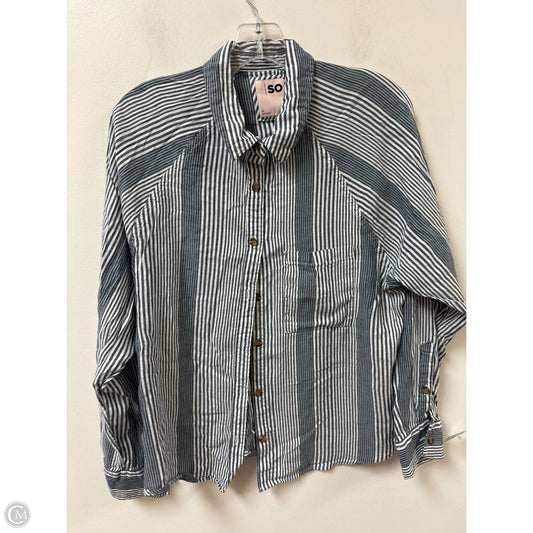 Blouse Long Sleeve By So In Blue, Size: M